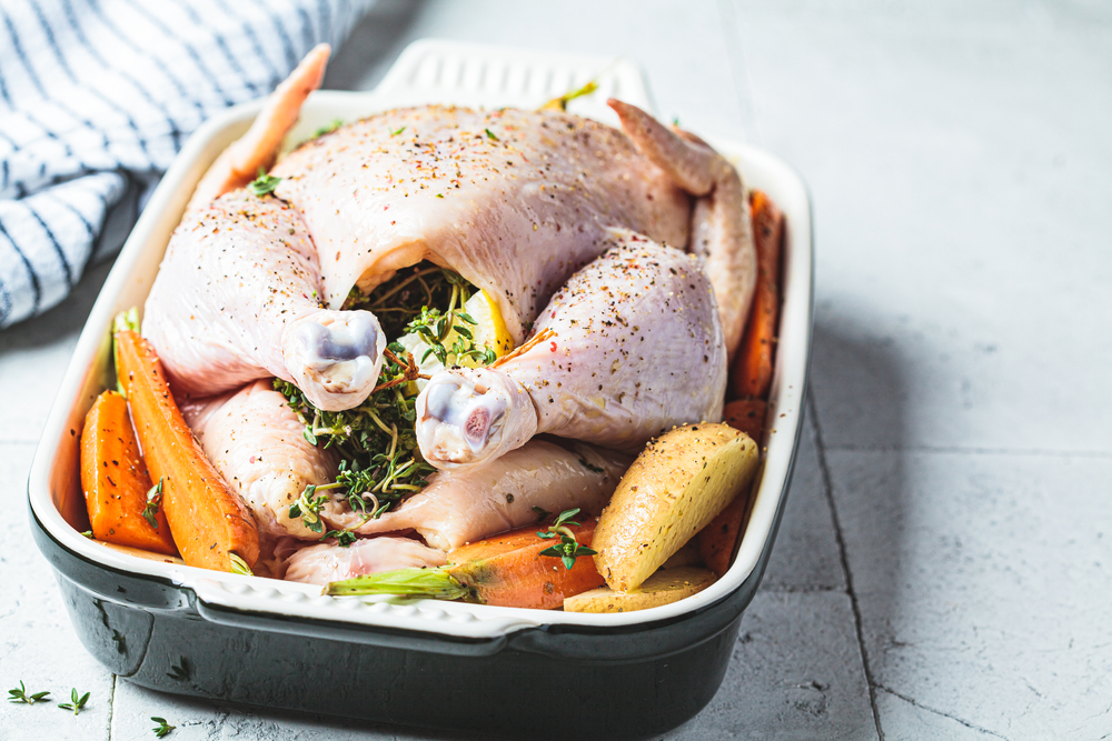 Poulet farci